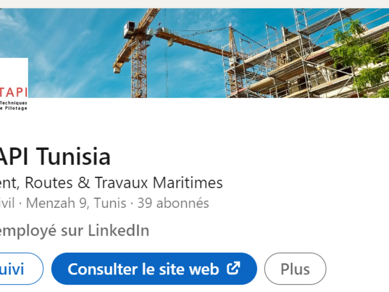 Création de notre page LinkedIn